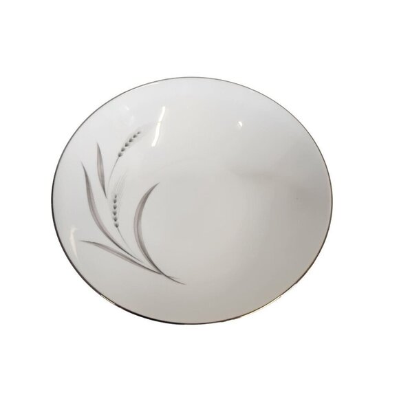 Mikasa Fine China Silver Wheat Pattern Vegetable Bowl 9" - Picture 1 of 7